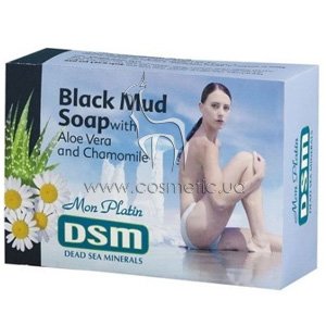 ���� �� ������ ����������� ����� Mon Platin DSM Black Mud Soap For Face And Body