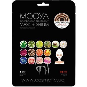 �������-����� + ��������� ��� ���� �� ���������� �������� 50+ MOOYA Bio Organic Treatment Oval Improve Stem Cells Face Mask + Serum