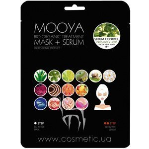 ���������������� ����� + ��������� ��� ���� � ���������� ������� � ���� MOOYA Bio Organic Treatment Sebum Control Oregano & Herbs Face Mask + Serum
