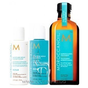 ���������� ����� ��� ������������ ����� Moroccanoil Repair Holiday Mini Kit
