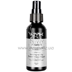 �������� ������� � �������� ������ NYX Dewy Finish Makeup Setting Spray