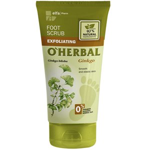 ����� ��� ��� � ���������� ������ ������ O'Herbal Foot Scrub with Ginkgo Biloba Extract