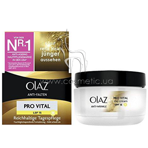 ������� ���� ��� ���� ������ ������ Olaz Anti-Falten Pro Vital Reichhaltige Tagespflege LSF 15