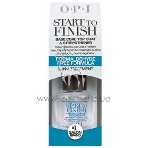 ��������  ��� ������� ������ 3 � 1 ��� ������������� OPI Start to Finish Formaldehyde Free Formula 3-In-1 Nail Treatment