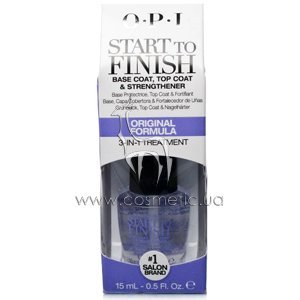 Уникальное покрытие с кератином 3 в 1 OPI Start-To-Finish Original Formula 3-In-1 Nail Treatment