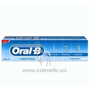 ���������� ������ ����� � ������ Oral-B 123 Toothpaste