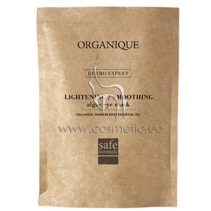 ����������� ����� ��� ������� ������ ���� Organique Dermo Expert Lightening Smoothing Algae Eye Mask