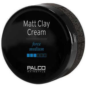 ����� ��� ����� � ������������� ��������� PALCO Professional Hairstyle Matt Clay Cream Force Medium