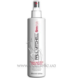����� ��� ������ � ������� �������� Paul Mitchell Firm Style Freeze and Shine Super Spray