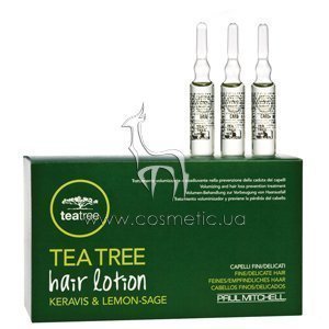 ������ �� ��������� ����� � ���������� ������� ������ � ������ Paul Mitchell Tea Tree Hair Lotion Keravis and Lemon-Sage
