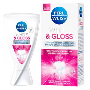 ������ ����� � ���������� ����������� ������� � ������ ����� Perlweiss White & Gloss Toothpaste
