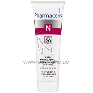 ����������-����������� ���� ��� �������������� ���� ���� Pharmaceris N Vita Capilaril Moisturizing-Strengthening Face Cream SPF 20
