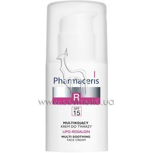 ������������������� ���� ��� �����, ���������� � �������������� ���� Pharmaceris R Lipo Rosalgin Multi-Soothing Cream SPF 15