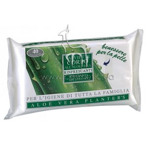 ����������� ���������� �������� ��� ���� Planter's Aloe Vera Body Wipes