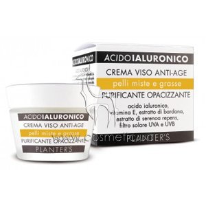 ���������� ���� � ������������ �������� Planter's Hyaluronic Acid Anti-Age Face Cream Purifying Anti-Shine