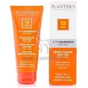 ���� ��� ���� � ���� �������� �� ������ � ������������ �������� Planter's Hyaluronic Acid Face & Body Cream Sun Care SPF 15