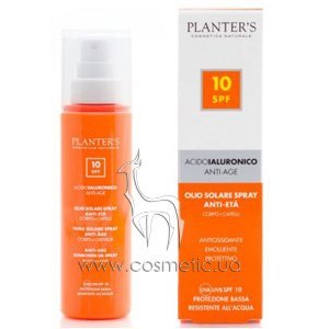 ����� �������� �� ������ ��� ���� � ����� � ������������ �������� Planter's Hyaluronic Acid Sun Care Oil SPF10