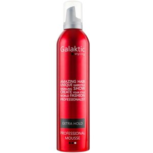 ����� ��� ����� ������������� �������� Profis Galaktic Styling Hair Mousse Extra Hold
