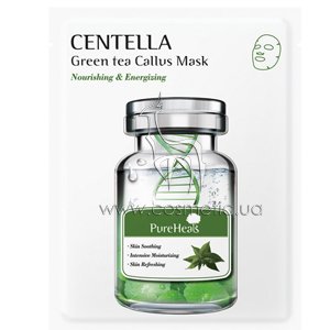 ����������������� �������� ����� � ���������� �������� � �������� ��� PureHeal's Centella Green Tea Callus Mask