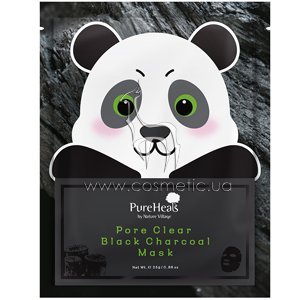 �������� ����� � ������ ����� ��� �������� ��� �� ����������� PureHeal's Pore Clear Black Charcoal Mask