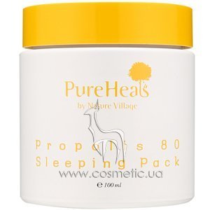 ������ ����������� ����� ��� ���� � ���������� ��������� PureHeal's Propolis 80 Sleeping Mask Capsule