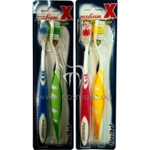 ������ ����� ������� ��������� � �������� �������� ��� ����� (2��) Purodent Zungenreiniger Medium Toothbrush