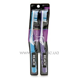 ����� ������ ����� (2��) Reach Total Care Toothbrush Soft Full Head 2 Pack