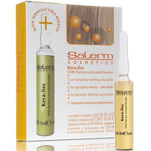 ������ � ��������� ��� ������� ������������ ����� Salerm Kera-Liss With Thermo-Activated Keratin