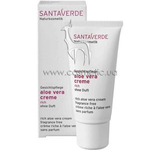 ���� ��� ���� � ���� ���� ������������ �������� ��� ������ Santa Verde Foundat Facial Care Rich Aloe Vera Cream Fragrance Free