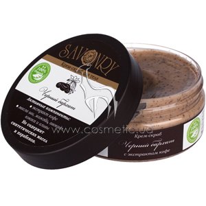 ����-����� ������� ������ � �������� ���� Savonry Cream Scrub Black Velvet