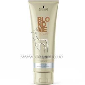 ������� ��� ������� ����� �������� �������� Schwarzkopf Blondme Color Enhancing Blonde Shampoo Cool Ice