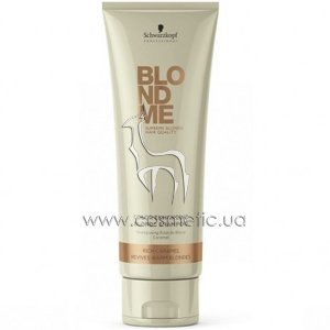 ������� ��� ������ �������� ����� Schwarzkopf BlondMe Color Enhancing Rich Caramel Warm Blonde Shampoo