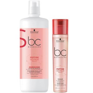 ����������� ������� ��� ������������ ������� ����� Schwarzkopf Professional BC Peptide Repair Rescue Deep Nourishing Micellar Shampoo