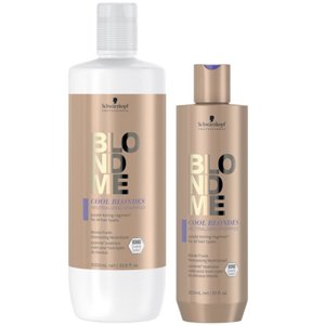 �������������� ������� ��� ����� �������� �������� ����� Schwarzkopf Professional Blondme Cool Blondes Neutralizing Shampoo