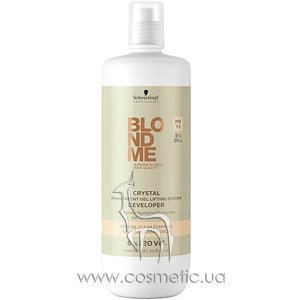 ���������� �������-���������� � ���� ���� 6% Schwarzkopf Professional BlondMe Crystal Transparent Gel 6%