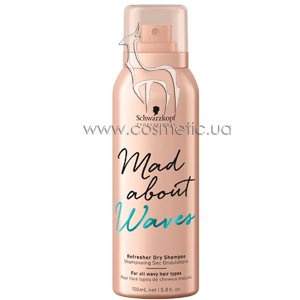 �����  ������� ��� �������� ����� Schwarzkopf Professional Mad About Waves Refresher Dry Shampoo