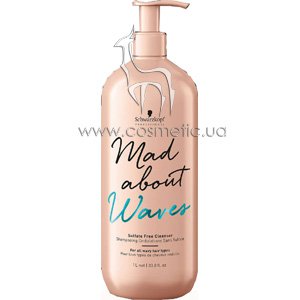 ������������� ������� ��� ��������� ����� Schwarzkopf Professional Mad About Waves Sulfate Free Cleanser