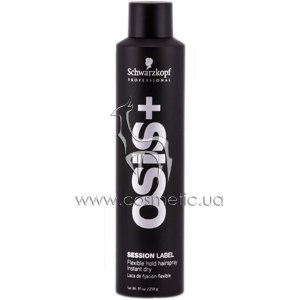��� ��� ����� ������������ �������� Schwarzkopf Professional Osis Session Label Hair Spray Flexible Hold