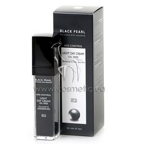 ����������� ������ ���� ��� ����� ��� ��������������� ���� Sea of Spa Black Pearl Moisturizing Light Day Cream Oil Free SPF 25