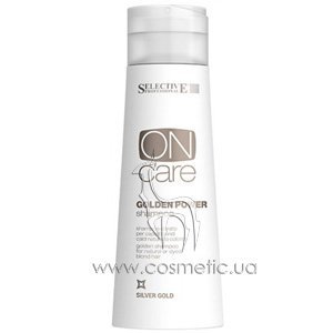 ���������� ������� ��� ����������� � ���������� ����� Selective Professional On Care Golden Power Shampoo