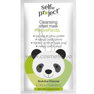 �������� ����� ��� ���� ������ Selfie Project Cleansing Sheet Mask BravePanda