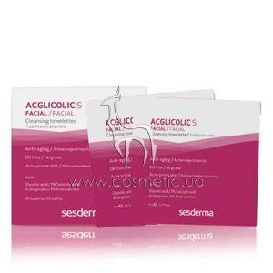 ��������� �������� ��� ������ � ���������� ���� SesDerma Laboratories Acglicolic S Cleansing Towetettes