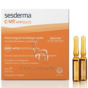 ����������� � ����������������� ������ � ��������� � SesDerma Laboratories C-Vit Moisturizing & Revitalizing Ampoules
