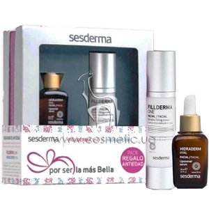 ����� (��������� + ����) SesDerma Laboratories Fillderma One & Hidrederm Set