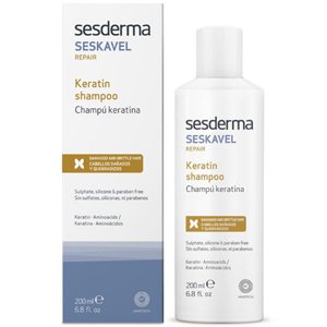 ����������������� ������� � ��������� SesDerma Seskavel Repair Keratin Shampoo