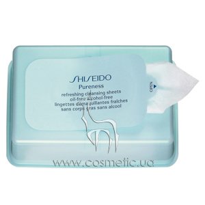 ���������� ��������� �������� Shiseido Pureness Refreshing Cleansing Sheets