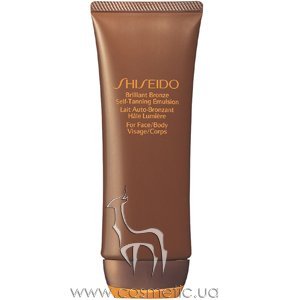 �������� ��� ������������ � �������� ���������� ��� ���� � ���� Shiseido Suncare Brilliant Bronze Self Tanning Emulsion