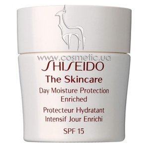 ������� ���������� � ����������� �������� � ����������� ��������� ��� ���������� � ����� ���� Shiseido The Skincare Day Moisture Protection Enriched SPF 15