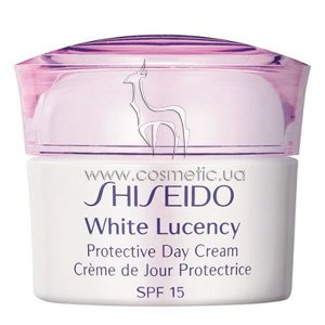 �������� ���� ��� �������� ������ ����� � ������������ ����� ���� Shiseido White Lucency Protective Day Cream SPF 15