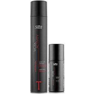 ���-����� ��� ���������� � ������������ ����� Shot Work Activity Hair Spray Special Colored And Thin Hair T